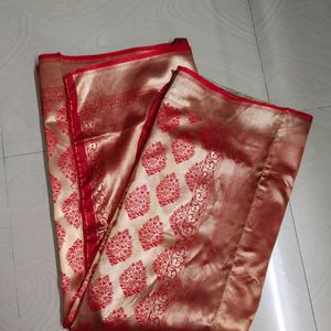 Beautiful Red Pattu Saree