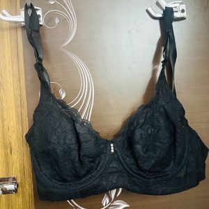 Black Lace Bra