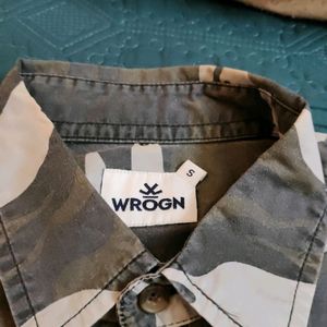 Wrogn Original Camouflage Men Shirt