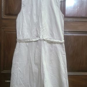 A Light Grey Colour Short Dress For 13-14 Years