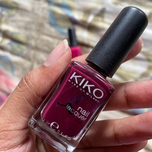 Kiko nail lacquer Set Of 3