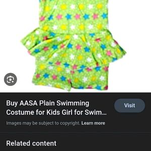 Baby Girl Swimming Costume New.. Never Used..