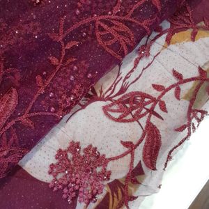 Burgundy/Wine Color Fabric