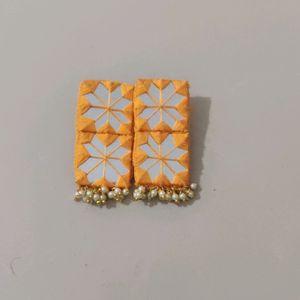 Handmade Mirror Earring