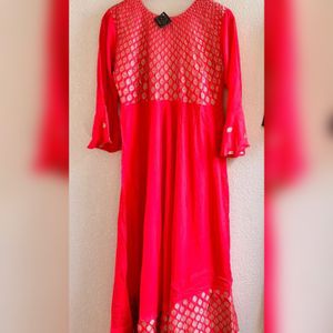 Pink Ethic Gown For 200/-