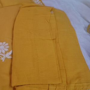 Chikankari Suit With Dupatta