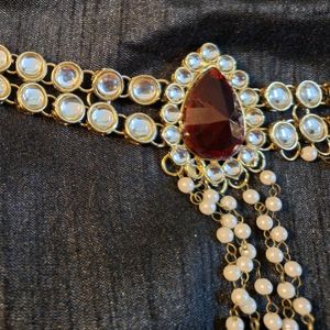 Kundan Waist Band