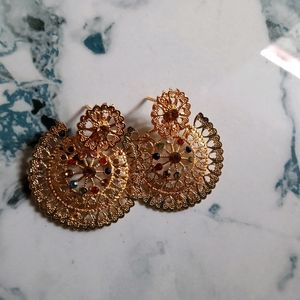 Traditional Golden Earrings