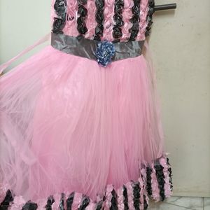 Kids Girls Frock Pink Age Upto 10 Yrs