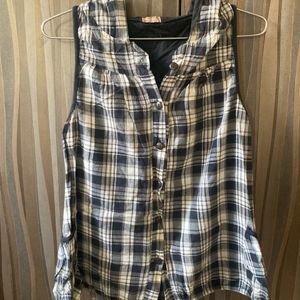 Vintage Plaid Kjole With Cap