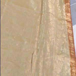 Shining Thread Work Saree