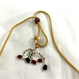 Kundan Jewellery Set (maroon)