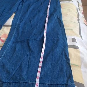 Cotton Type Denim Palazzo