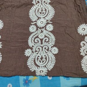 MAROON COTTON KURTI