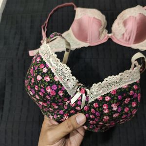 2 Pair Of Soft Padded Bra (Branded)