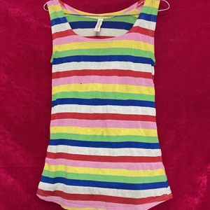 Colourful Sleeveless Top