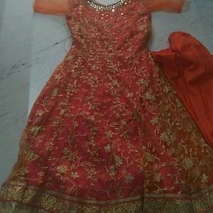 Partywear Anarkali Set For Deewali