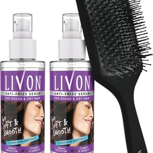 Vega Hair Brush And Livon Hair Serum