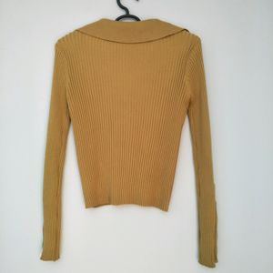 Mustard Yellow Cardigan