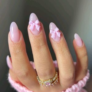 Coquette Bow Nails