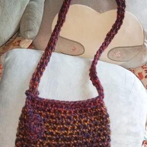 Handmade Crochet Small Slingbag