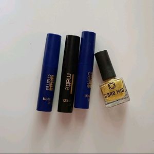 Lipsticks Combo With Freebie