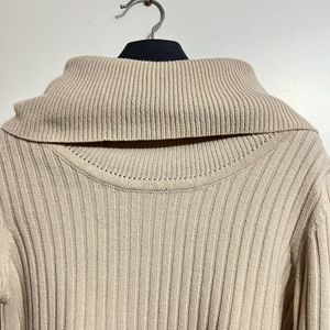 High Neck Long Top