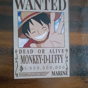 MONKEY•D•LUFFY wanted Poster