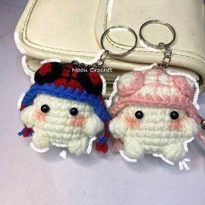 Cute Crochet Spider man Keychain!!