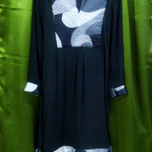 Black kurta top