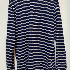 Navy Blue Stripped Sweater