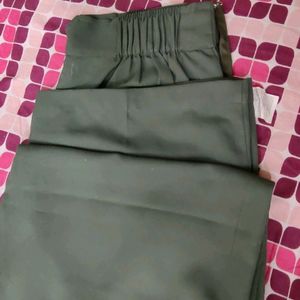 Green/ Olive Color Formal Pant