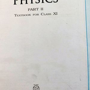 NCERT PHYSICS PART 2 CLASS 11