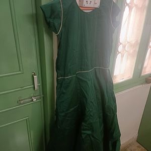 Bottle Green Gown