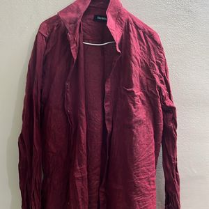 Semi Formal Maroon Shirt