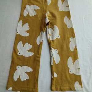 Mustard Printed Pant (Girl's)