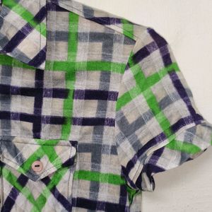 Trendy New Check Cotton Top For Women