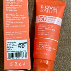 Sale! ✅ Mineral Suncreen From LOVE EARTH