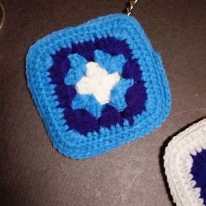 Combo Of 4 Coin Purse Keychain.