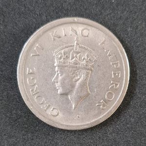 Original 1 Rupee Coin of 1947