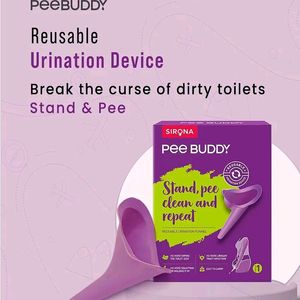 Portable Soft Silicone Woman Urinal Funnel Stand U