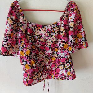 New Without Tag Floral Top