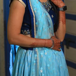 Blue Chaniya Choli