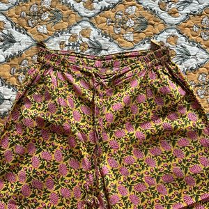 Block Printed Pants