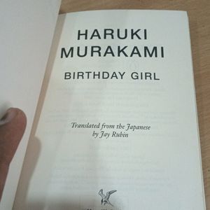 Murakami Birthday Girl Book