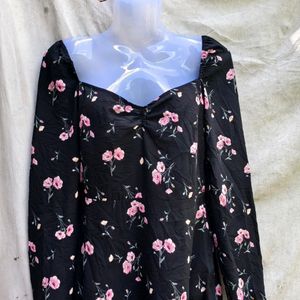 H AND M CUTE FLOWER PRINT FROCK