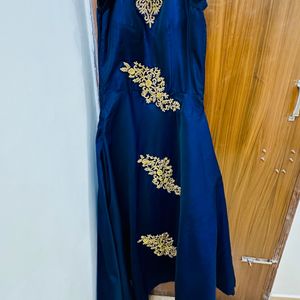 Royal Blue Color Ethnic Princess 👑 Gown