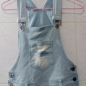 Denim Jumpsuit For College Wear