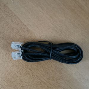 Telephone Data Cable In Black