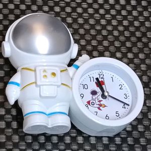 Space Theme Astronauts Spaceman Alarm Table Clock